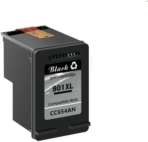 Compatible 901XL Ink Cartridges Replacement Yield Black Tri-Color for Officejet J4680c J4580 J4624 J4500 J4585 4500 Printers Works Like 901 XL(2PK 1Black-1Color) in Saudi Arabia