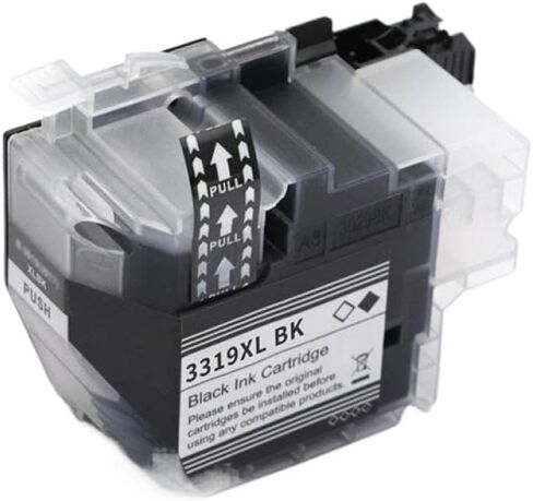 مجموعة واحدة من خرطوشة الحبر المتوافقة LC3319 LC3319XL LC3317 تعمل مع طابعات MFC-J5330DW MFC-J5730DW MFC-J6530DW MFC-J6730DW MFC-J6930DW (4 قطع صفراء) in Saudi Arabia