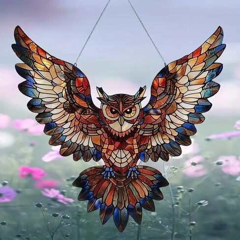 Colorful Acrylic Butterfly Suncatcher - Effect Glass Imitation Window Hanging Decor, Vivid Garden & Home Ornament, Ideal Gift for Nature Enthusiasts 1pcs in Kuwait