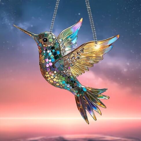 Colorful Acrylic Butterfly Suncatcher - Effect Glass Imitation Window Hanging Decor, Vivid Garden & Home Ornament, Ideal Gift for Nature Enthusiasts 1pcs in Kuwait