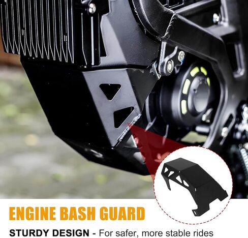 PSLER Aluminum Alloy Engine Bash Guard - Lower Motor Guard Fits for Light Bee X and S Electric Dirt Bike, Black in Saudi Arabia