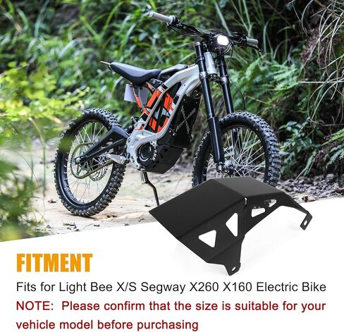 PSLER Aluminum Alloy Engine Bash Guard - Lower Motor Guard Fits for Light Bee X and S Electric Dirt Bike, Black in Saudi Arabia