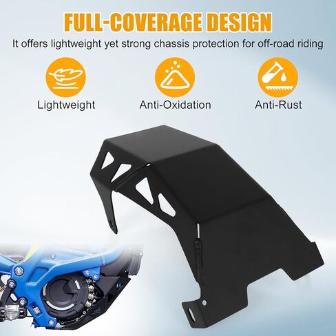 PSLER Aluminum Alloy Engine Bash Guard - Lower Motor Guard Fits for Light Bee X and S Electric Dirt Bike, Black in Saudi Arabia
