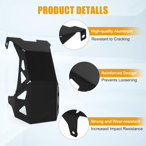 PSLER Aluminum Alloy Engine Bash Guard - Lower Motor Guard Fits for Light Bee X and S Electric Dirt Bike, Black in Saudi Arabia