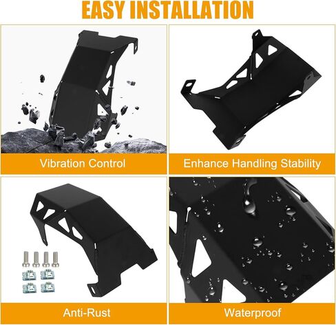 PSLER Aluminum Alloy Engine Bash Guard - Lower Motor Guard Fits for Light Bee X and S Electric Dirt Bike, Black in Saudi Arabia