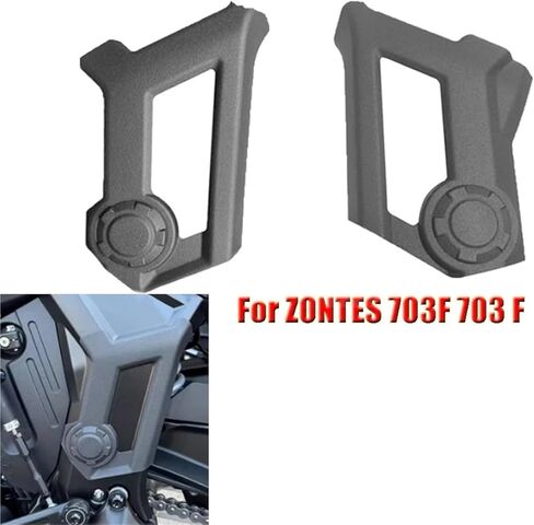 لـ Zontes 703F 703 F ZT703F غطاء جانبي للإطار الجانب الأيسر الأيمن لوحة مضادة للارتداء لوحة واقية خلفية شوكة مسطحة غطاء مزخرف (زوج واحد) in Kuwait
