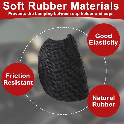 2 قطعة حامل أكواب السيارة كوستر لطيف على شكل خنفساء مقاس 2.75 بوصة مقاس عالمي مضاد للانزلاق من مطاط النيوبرين حامل أكواب السيارات ديكور داخلي إكسسوارات هدايا الخنفساء للنساء والرجال in Kuwait