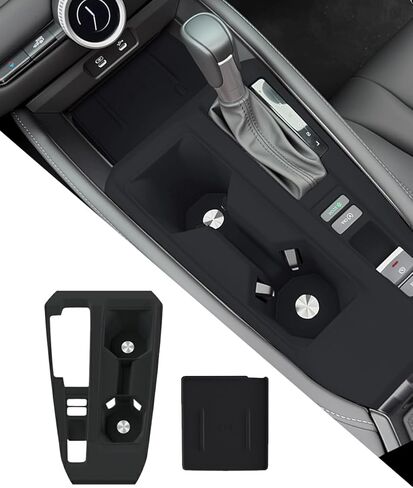 for 2026 Honda Accord Accessories 2023 2024 2025 Car Cup Holder Inserts and Center Console Tray Replacement, Silicone Cup Holder Inserts Mat Pad Drink Holder Center Console Storage Organizer in Kuwait