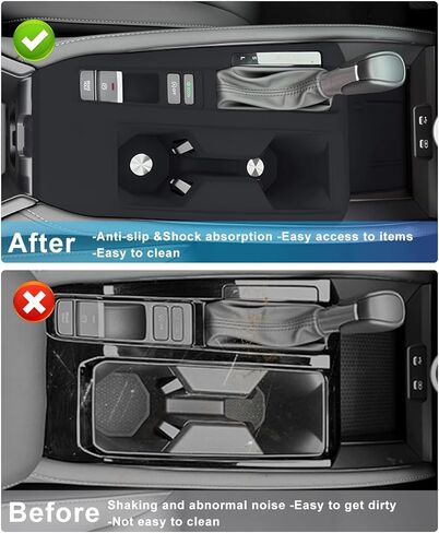 for 2026 Honda Accord Accessories 2023 2024 2025 Car Cup Holder Inserts and Center Console Tray Replacement, Silicone Cup Holder Inserts Mat Pad Drink Holder Center Console Storage Organizer in Saudi Arabia