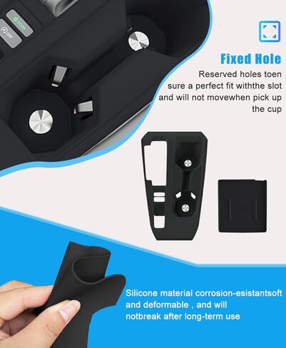 for 2026 Honda Accord Accessories 2023 2024 2025 Car Cup Holder Inserts and Center Console Tray Replacement, Silicone Cup Holder Inserts Mat Pad Drink Holder Center Console Storage Organizer in Saudi Arabia