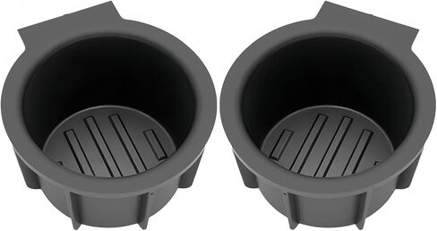 2 حزمة حامل أكواب وحدة التحكم الأمامية إدراج 9L3Z-1513562-CB متوافق مع 2009-2014 Ford F150 مع التدفق من خلال وحدة التحكم، جزء بديل لـ 9L3Z1513562CB in Saudi Arabia