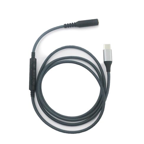 كابل صوت NewFantasia USB C متوافق مع Shure SRH940 SRH840 SRH750 SRH440 SRH840A SRH440A سماعة رأس، ميكروفون للتحكم عن بعد متوافق مع iPhone 15/15 Pro، متوافق مع iPad 10th/9th/Pro/Air in Saudi Arabia