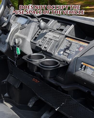 SAUTVS Dash Cup Holder Drink Bottle Holder with Mounting Bracket Compatible with Honda Pioneer 1000-3 1000-5 1000-6 2016-2025 Accessories, Large Capacity in Saudi Arabia