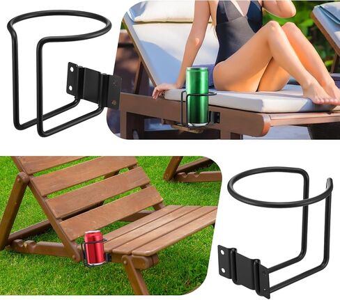 8 Pack Black Stainless Steel Wall Mounted Cup Holders – Universal Drink Holders for Boat, Yacht, Truck, RV, Car, Apartment, Swing (Includes 32 Screws) in Kuwait