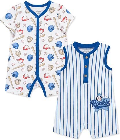 Little Me Baby Boys 2-pack of Rompers in Saudi Arabia