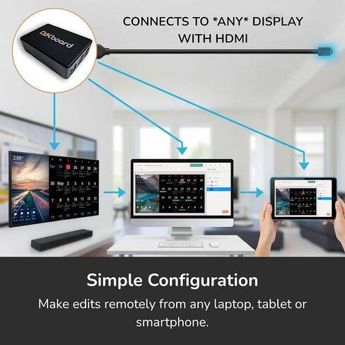 DAKboard CPU v5 - DIY Smart Home Display, Shared Family Calendar & Organizer with Todos & Digital Photo Frame in Saudi Arabia