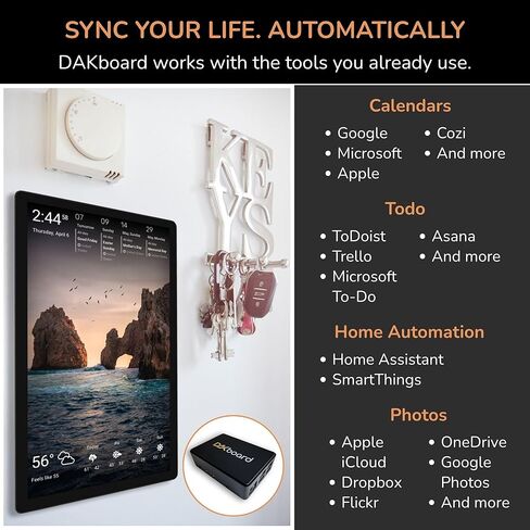 DAKboard CPU v5 - DIY Smart Home Display, Shared Family Calendar & Organizer with Todos & Digital Photo Frame in Saudi Arabia