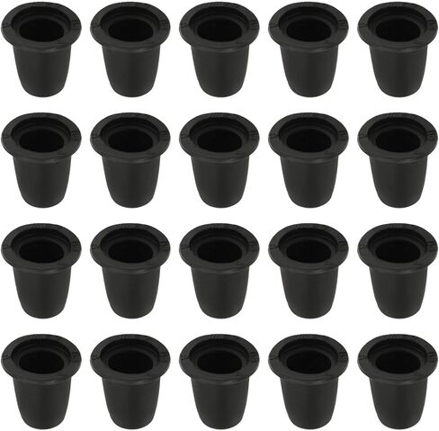50Pcs Interior Door Card Panel Trim Clip Rubber Bungs Compatible with VW Classic Beetle 13.4x14mm Inner Hole Trim Clip Rubber Stoppers Black in Kuwait