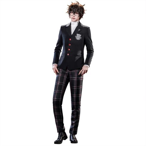 KIRA KIRA Anime Cosplay Costume Doki-SR Winter School Uniform Suit Black Halloween Costume for Men Women in Saudi Arabia