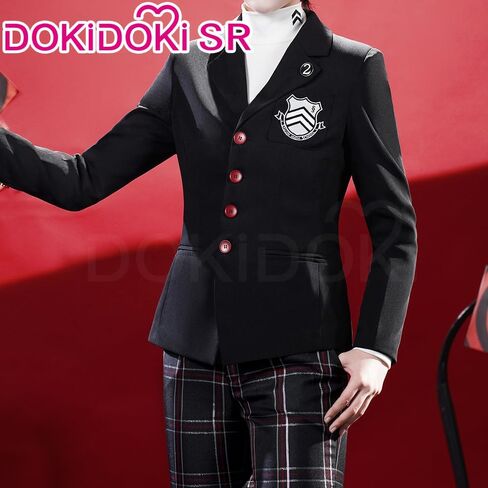 KIRA KIRA Anime Cosplay Costume Doki-SR Winter School Uniform Suit Black Halloween Costume for Men Women in Saudi Arabia