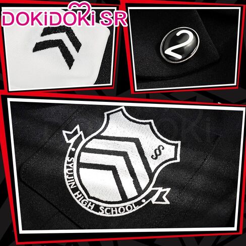 KIRA KIRA Anime Cosplay Costume Doki-SR Winter School Uniform Suit Black Halloween Costume for Men Women in Saudi Arabia
