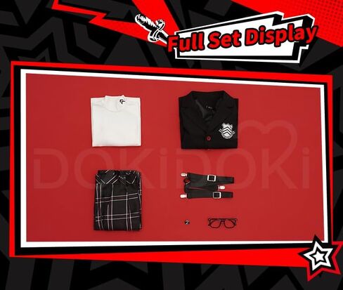 KIRA KIRA Anime Cosplay Costume Doki-SR Winter School Uniform Suit Black Halloween Costume for Men Women in Saudi Arabia