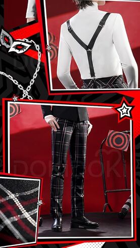 KIRA KIRA Anime Cosplay Costume Doki-SR Winter School Uniform Suit Black Halloween Costume for Men Women in Saudi Arabia