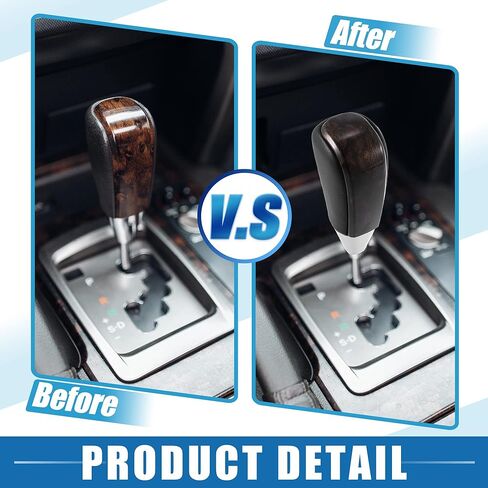 مقبض ناقل الحركة الأوتوماتيكي للسيارة مقبض ناقل الحركة عصا ناقل الحركة لسيارة Toyota Land Cruiser 2016-2021 4Runner 2003-2021 Tundra 2008-2021 لون ذهبي أسود in Kuwait