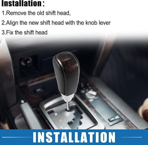 مقبض ناقل الحركة الأوتوماتيكي للسيارة مقبض ناقل الحركة عصا ناقل الحركة لسيارة Toyota Land Cruiser 2016-2021 4Runner 2003-2021 Tundra 2008-2021 لون ذهبي أسود in Kuwait