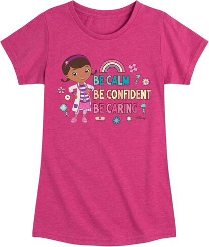 Disney - Doc McStuffins - Calm Confident Caring - Toddler and Youth Girls Short Sleeve Graphic T-Shirt in Saudi Arabia