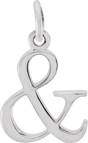 Bonyak Jewelry Sterling Silver Ampersand 16" Necklace Sleek in Saudi Arabia