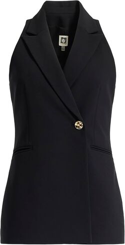 Anne Klein Women's Women's Asymmetrical Closure Halter Vest in Saudi Arabia