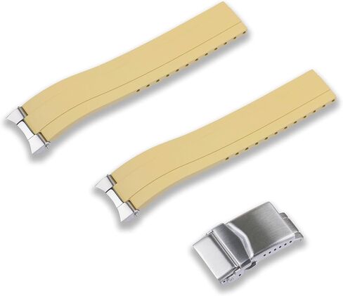 حزام ساعة Crafter Blue 20 مم MX03-117 FKM مطاطي مقطوع حسب الحجم سريع الإصدار متوافق مع سلسلة Seiko Alpinist Classic Series وAlpinist GMT وBaby Alpinist وHamilton Khaki Field in Kuwait