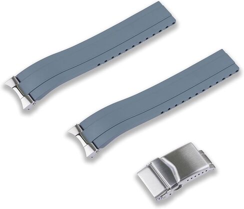 حزام ساعة Crafter Blue 20 مم MX03-117 FKM مطاطي مقطوع حسب الحجم سريع الإصدار متوافق مع سلسلة Seiko Alpinist Classic Series وAlpinist GMT وBaby Alpinist وHamilton Khaki Field in Kuwait