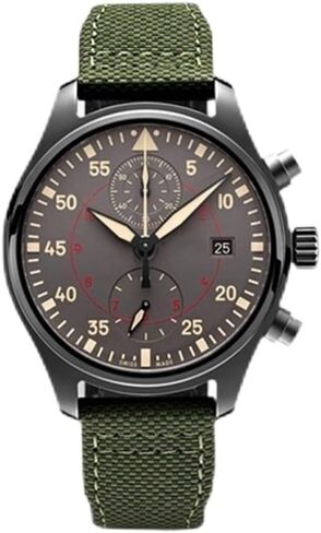 النايلون جلد البقر حزام الساعات ، ل IWC الطيار البرتغال حزام ساعة من القماش 20 مللي متر 21 مللي متر 22 مللي متر سوار أسود Armygreen الأزرق جلد البقر حزام المعصم in Kuwait