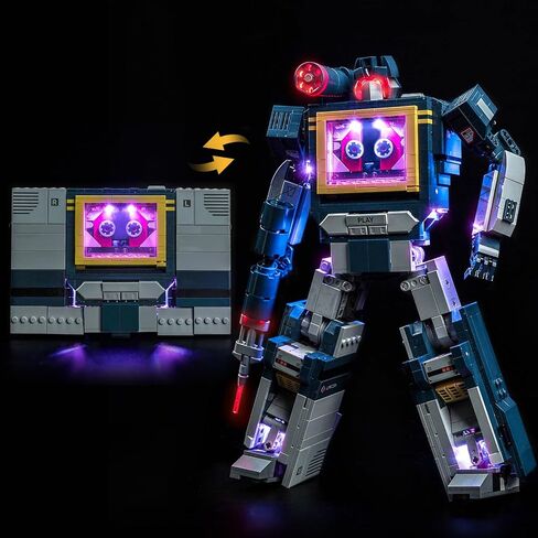 Light kit Compatible with Lego 10358 Transformers: Soundwave - No Model Only Light, LED Lighting Accessories Compatible with Lego Transformers: Sonic 10358 (Customized RC Version) in Saudi Arabia
