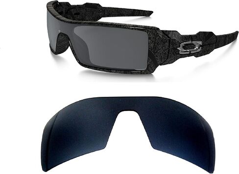Galaxy Replacement Lenses For Oakley Oil Rig Sunglasses Black Polarized in Saudi Arabia