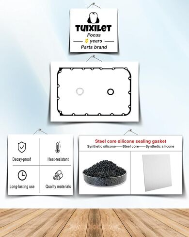 Oil Pan Gasket Kit(Part No. OS 30954 T) Compatible with Hon'da Ody'ssey(2005-2025), Pil'ot(2005-2022), Acc'ord(2003-2017),Cro'sstour(2012-2015) and Acc'ord Cro'sstour 2010-2011, Bolt Holes:18 in Saudi Arabia