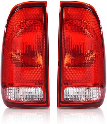 G-PLUS LED Tail Lights Compatible with Ford F150 2009-2014 Clear Lens Black Housing Left Driver & Right Passenger Rear Tail light Brake Lamps Assembly in Saudi Arabia