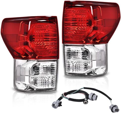 G-PLUS LED Tail Lights Compatible with Ford F150 2009-2014 Clear Lens Black Housing Left Driver & Right Passenger Rear Tail light Brake Lamps Assembly in Saudi Arabia