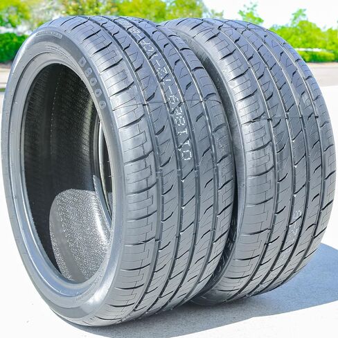 مجموعة من 4 (أربعة) إطارات Dcenti D8000 للشاحنات/سيارات الدفع الرباعي لجميع المواسم - 275/60R20 275/60/20 275/60-20 115T نطاق التحميل SL 4-Ply BSW جدار جانبي أسود UTQG 500AA in Kuwait