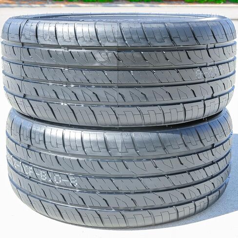 مجموعة من 4 (أربعة) إطارات Dcenti D8000 للشاحنات/سيارات الدفع الرباعي لجميع المواسم - 275/60R20 275/60/20 275/60-20 115T نطاق التحميل SL 4-Ply BSW جدار جانبي أسود UTQG 500AA in Kuwait