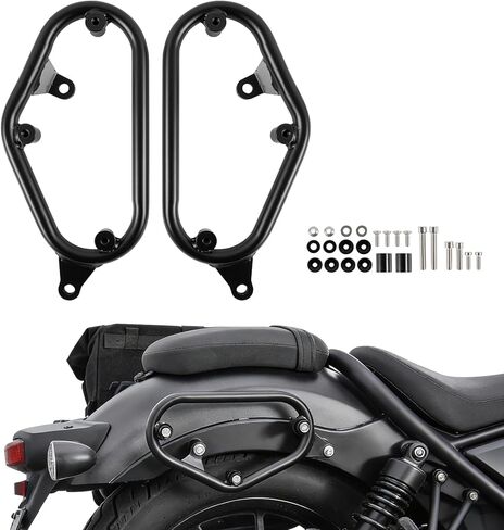 Motorcycle Saddlebag Support Brackets for Rebel 300 CMX300 Rebel 500 CMX500 2017 2018 2019 2020 2021 2022 2023 2024 2025 2026 Saddle Bag Side Support Mount Brackets in Kuwait