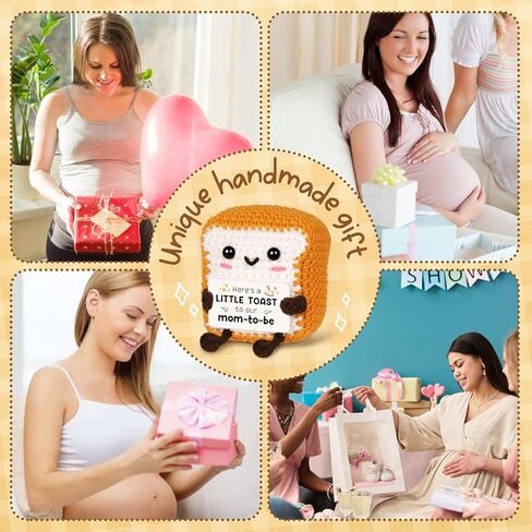 glydein أمي لطيف لتكون الهدايا، هدايا الحمل لتوقع أمي، إيجابية هدية نخب الكروشيه اليدوية للأم الحامل، وتوقع هدايا الأمهات للزوجة صديق شقيقة الهدايا للنساء الحوامل in Kuwait