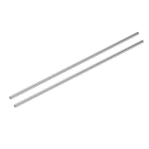 uxcell 2 Pcs Linear Motion Rod Shaft Guide 8mm x 250mm (0.315" x 9.84") Hardened Chrome Plated Steel Linear Rail Rod for 3D Printer, CNC Machine in Saudi Arabia