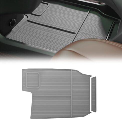 قطعتان من الغطاء الجانبي لمسند الذراع لوحدة التحكم المركزية لسيارة Toyota Sienna 2021-2026 من السيليكون لصندوق تخزين مسند الذراع وغطاء جانبي متوافق مع LE/XLE/XSE/Woodland Edition/Limited/Platinum (رمادي) in Kuwait