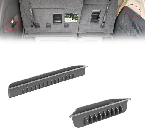 قطعتان من الغطاء الجانبي لمسند الذراع لوحدة التحكم المركزية لسيارة Toyota Sienna 2021-2026 من السيليكون لصندوق تخزين مسند الذراع وغطاء جانبي متوافق مع LE/XLE/XSE/Woodland Edition/Limited/Platinum (رمادي) in Kuwait