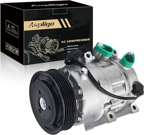 Air Conditioner AC Compressor Fits for Hyundai Sonata 2.0L 2.4L 2011-2012, for Kia Optima 2.0L 2.4L 2011-2012, CO 11218C AC Compressor, Replaces CO-11218C, 178317, 977013R000, 977013R000RU in Saudi Arabia