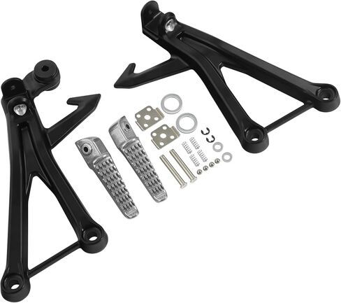 TCT-MOTORPARTS Rear Passenger Foot Pegs Footrest Bracket Set Fits for Kawasaki Ninja ZX-4RR 2023-2025 ZX-25R 2020-2025 in Saudi Arabia