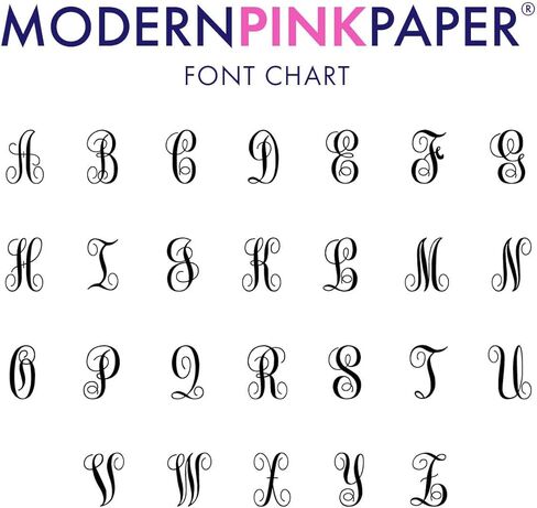 Floral Monogram Stationary Set FOLDED NOTE CARDS, Monogrammed Stationary Set with Envelopes, Personalized Monogram Stationery Set for Women, Your Choice of Colors and Quantity in Kuwait